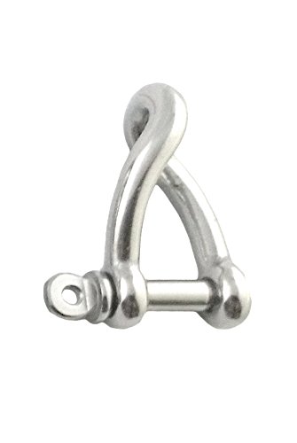 US Stainless Stainless Steel 316 Twist Shackle 3/16" (5mm) Marine Grade