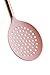 COOK with COLOR 5 Piece Pink Nylon Cooking Utensil Set on a Ring with Rose Gold Copper Handles