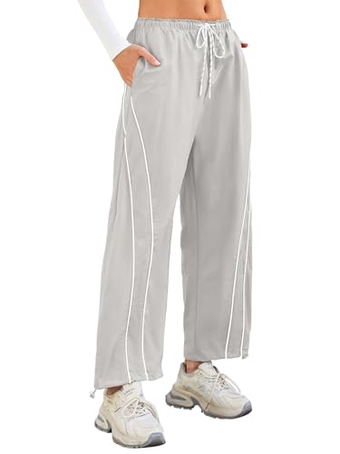 Womens Wide Leg Track Pants