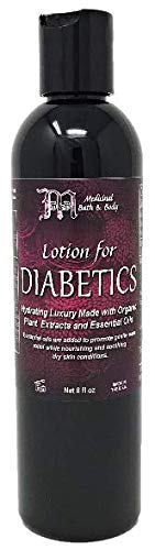 Lotion For Diabetics Hydrating Natural Remedy For Foot Pain Dry Cracked Itchy Skin Essential Oils Organic Vegan 8oz Beauty Amazon Com