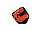 1 NEW 94-02 CUMMINS SECOND GEN BLACK & RED CUSTOM GRILL EMBLEM BADGE