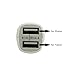 Car Charger, TechMatte Dual-Port High-Speed 2.1A USB Car Charger Auto Adapter for Apple iPhone 7 6 Plus 6S, Samsung Galaxy S7, S7 Edge, S6, S6 Edge S5, Apple iPad Air Mini 2, HTC One M8 M9 (1-Pack, White)