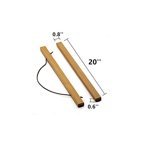 Miaowater 2 Pack Poster Frame,20x16 20x24 20x28 20x30 Magnetic Light Wood Wooden Frames Hanger for Photo Picture Art Canvas Print Artwork Wall Hanging Teak Wood 20''
