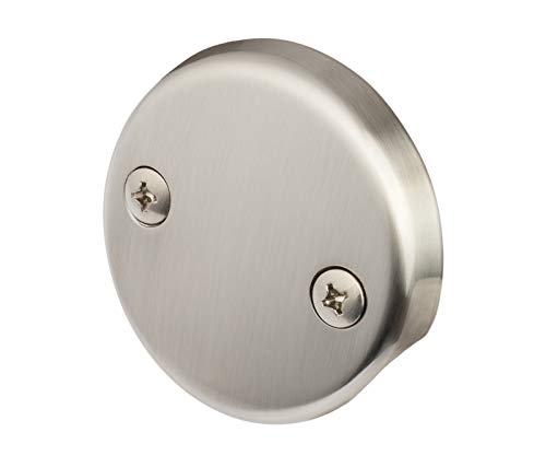 Artiwell Badewannen-Ablaufset Aus Messing – Lift & Turn Verkleidung Mit 2-Loch-Blende, Verchromt