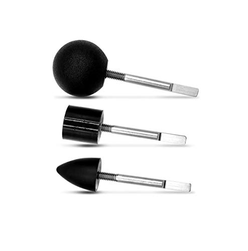 Jigsaw Massage Adapter Bit - 3 Attachment Bit Set - Percussion Deep Tissue, Trigger Point, Massager Tool