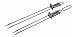 BBQ-AID Premium Barbecue Metal Skewers for Kabobs with Quick Release - Double Pronged, Stainless Steel Metal Skewers for Grilling - Kebab Skewers, Shish Kabob Skewers, Kabob Sticks, Veggies & More