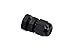 Tusrai 100 pcs Waterproof PG7 Cable Gland Connector Black Plastic Adjustable IP68 M12 Thread Cable Gland with Locknut Rubber Ring for 3.5-6mm Wire