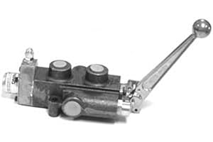 CROSS Manufacturing 108360 SCD Series Cast Iron Single Spool Monoblock Hydraulic Directional Control Valve, 3/4" x 3/4" x 1/2" NPT Female, 2500 psi, Grey