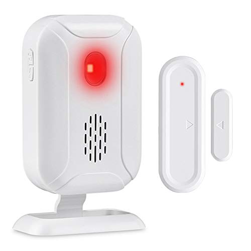 Wsdcam Wireless Door Open Chime (36 Chime Tunes 4 Volume Levels LED