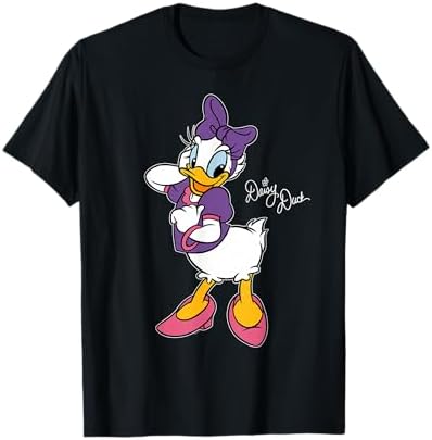 Amazon.com: Daisy - Daisy Duck with Icons T-Shirt : Clothing