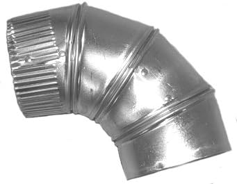 Midwest Ducts 401 90 Degree Aluminum Elbow - 6”