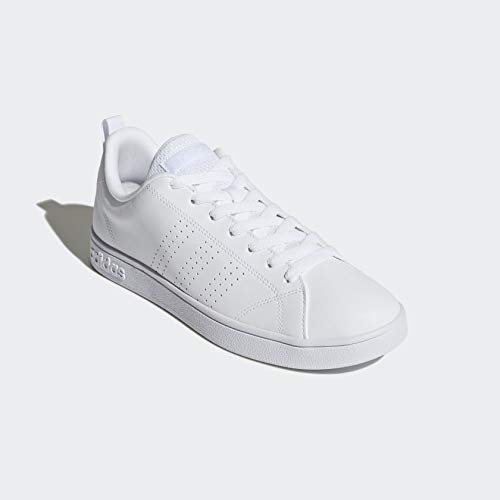 adidas Men's Vs Advantage Cl Sneaker, White/White/White, 9 M US