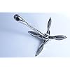 Amarine-made-Folding-Grapnel-Anchor-Steel-Stainless-55lbs-25kg-Boat-marine-yacht-dinghies