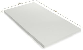 mini crib memory foam mattress topper