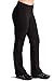 Fishers Finery Women's Ecofabric Classic Bootcut Yoga Athletic Pant - New Fabric (Black, M Petite)