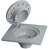 Wiltse Hinged Bell Trap Floor Drain 6" x 6" x 2" Pipe