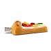 HDE 8GB Food Snack Dessert Shaped High Speed USB Flash Thumb Drive Memory Stick (Cold Pizza Slice)