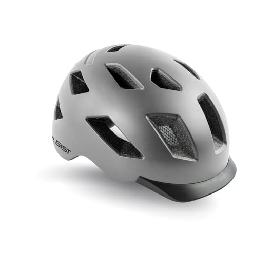 GIST Smart Helmet Unisex-Adult, Grey, L-XL