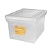 STAPLES 480548 Letter/Legal File Box Clear (140050)