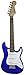 Fender Squier 3/4 Size Kids Mini Strat Electric Guitar Learn-to-Play Bundle with Tuner, Strap, Picks, Fender Play Online Lessons, and Austin Bazaar Instructional DVD - Imperial Blue