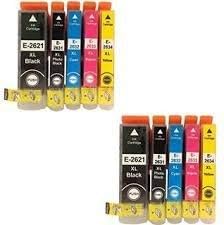 Premier Cartridges 10 x Ink Cartridges Replacement for Epson Expression Premium XP-510 XP-520 XP-600 XP-605 XP-610 XP-615 XP-620 XP-625 XP-700 XP-710 XP-720 XP-800 XP-820 Printer 26XL