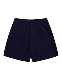 WDIRARA pantalones cortos de verano con botones frontales y cintura alta para dama