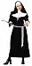 Rubies Women's Complete Nun Costume, Black, Extra Large US for Themed Parties and Halloween