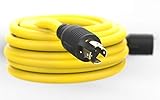 25 Feet NEMA L14-30P/L14-30R Generator Extension