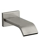Kohler K-14676-BN Loure Wall-Mount Bath Spout, Vibrant Brushed Nickel