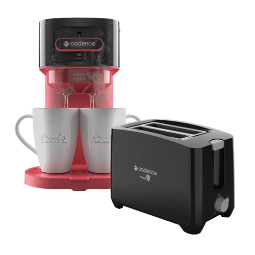 Kit Croc Cadence - Cafeteira Single Up e Torradeira Croc - 220V