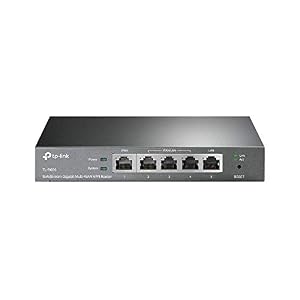 TP-Link ER605 | Multi-WAN Wired VPN Router | Up to 4 Gigabit WAN Ports | SPI Firewall SMB Router | Omada SDN Integrated…