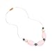 Silicone Teething Necklace - 12 Color Choices - Baby Safe For Mom To Wear - BPA-Free Beads To Chew - Stylish & Natural 