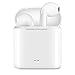 Bluetooth Headphones Wireless Earbuds Mini Earphones in-Ear Stereo Sound Noise Cancelling 2 Built-in Mic Earphones Charging Case-white1