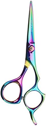 Hasami Righty 5.0 inches Titanium Finish Shears Set. Includes 2 7 inches Cutting Combs.