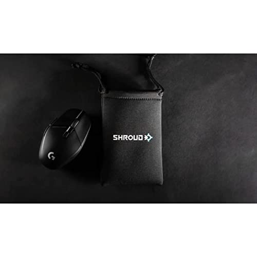 Logitech G303 Shroud Edition Wireless Gaming Mouse - LIGHTSPEED- HERO 25K - 25,600 DPI - 75 grams - 5-buttons – PC - Black