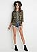 HaoDuoYi Women Casual Military Camouflage Lightweight Button Tops Shirt(M,Multicoloured)