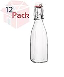 Bormioli Rocco Swing Bottle, 8.5 oz, Clear Pack of 12