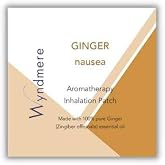 Ginger Aromatherapy Inhalation Patch - Reduce Nausea - 1 Count | Made with 100% Pure Essential Oil by Wyndmere