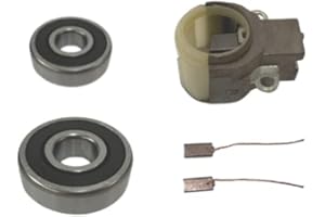 SB PARTS Den.so Hairpin New Alternator Kit Brush and Bearing for Acu, Buic, Cadill, Chevy, Chrys, Dodg, For.d, G.M.C, Hond, Hyund, Jagua, Jee.p, Ki.a, Land Rovr, Lexu.s, Linco, Nissn, Toyo, Volks