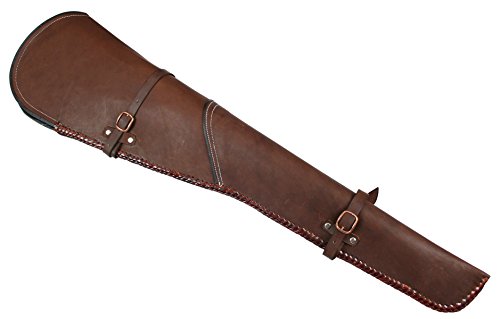 Historical Emporium Men's Western Plain Leather Rifle Scabbard Sorrel Brown