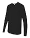 N8101 Next Level Men's Long-Sleeve Poly/Cotton Thermal - Black - M