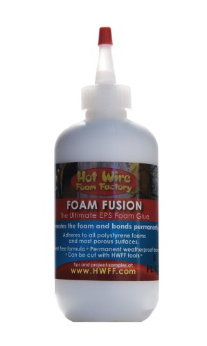 Hot Wire Foam Factory Brush-On Foam Fusion Glue, 8-Ounce