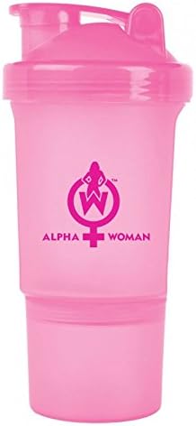 Alpha Woman 20oz Protein Shaker Bottle Magenta