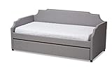 Baxton Studio Daybeds Twin Gray