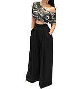A ADILACA Wide Leg Pants for Women 