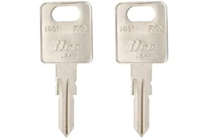 Ilco FIC-3 Pair of Global Link RV Travel Trailer Camper Keys Cut to Your G Series Code G301-391 (G384)