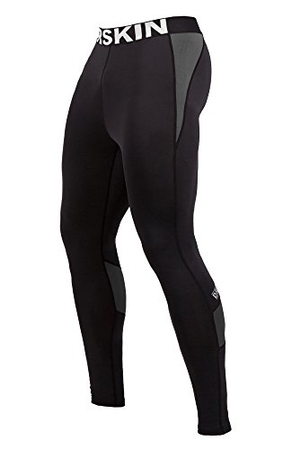 DRSKIN Compression Cool Dry Sports Tights Pants Baselayer Running Leggings Yoga Rashguard Men (CAME B-G01, M)