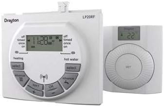 Drayton Lp20Rf Dual Channel Progrmmr and Digistat+Rf Rf562Dr, White