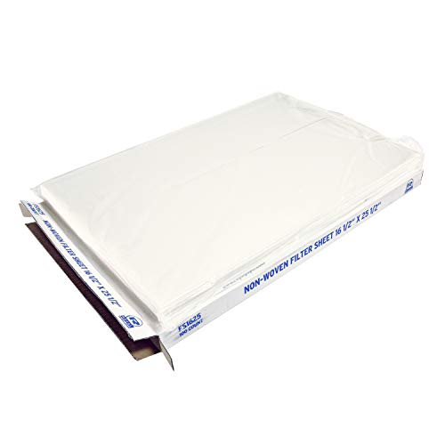 Royal Non-Woven Fryer Filter, 16.25 X 25.5 , Package of 100