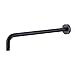 KES Bathroom Replacement Shower Arm with Flange 15-Inch ROUND Extra Length, Oil Rubbed Bronze, PSA2-7